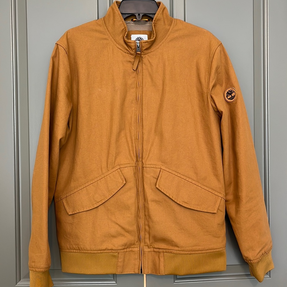 Timberland Canvas Bomber Mens Jacket Size M
